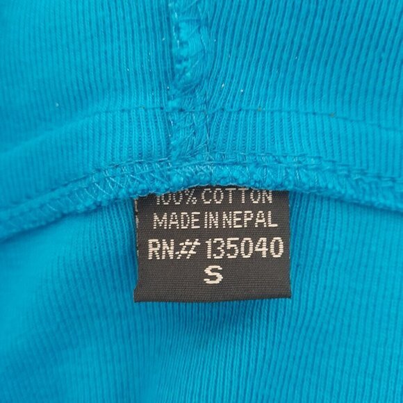 Made in Nepal Size S Boho Floral Long Sleeve Long Zip Up Jacket with Poc… - Picture 9 of 10